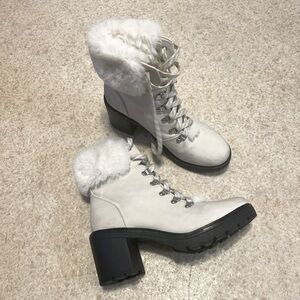Esprit faux fur boots